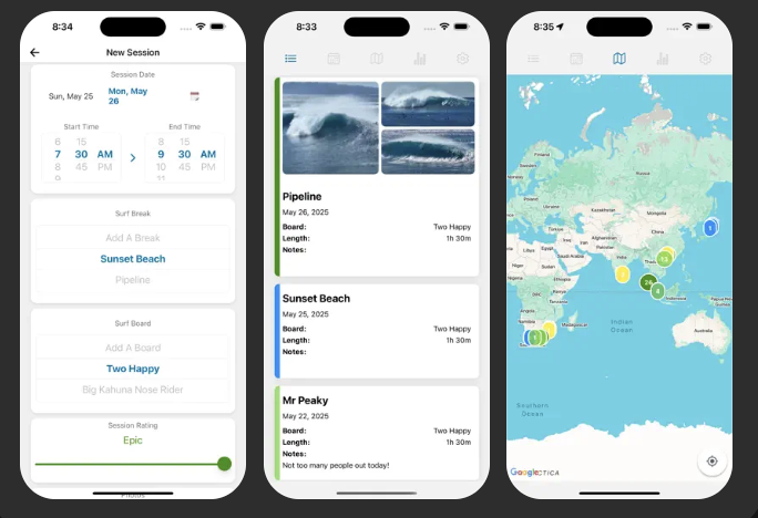 Surf Journal App | Best Surf Journal Apps
